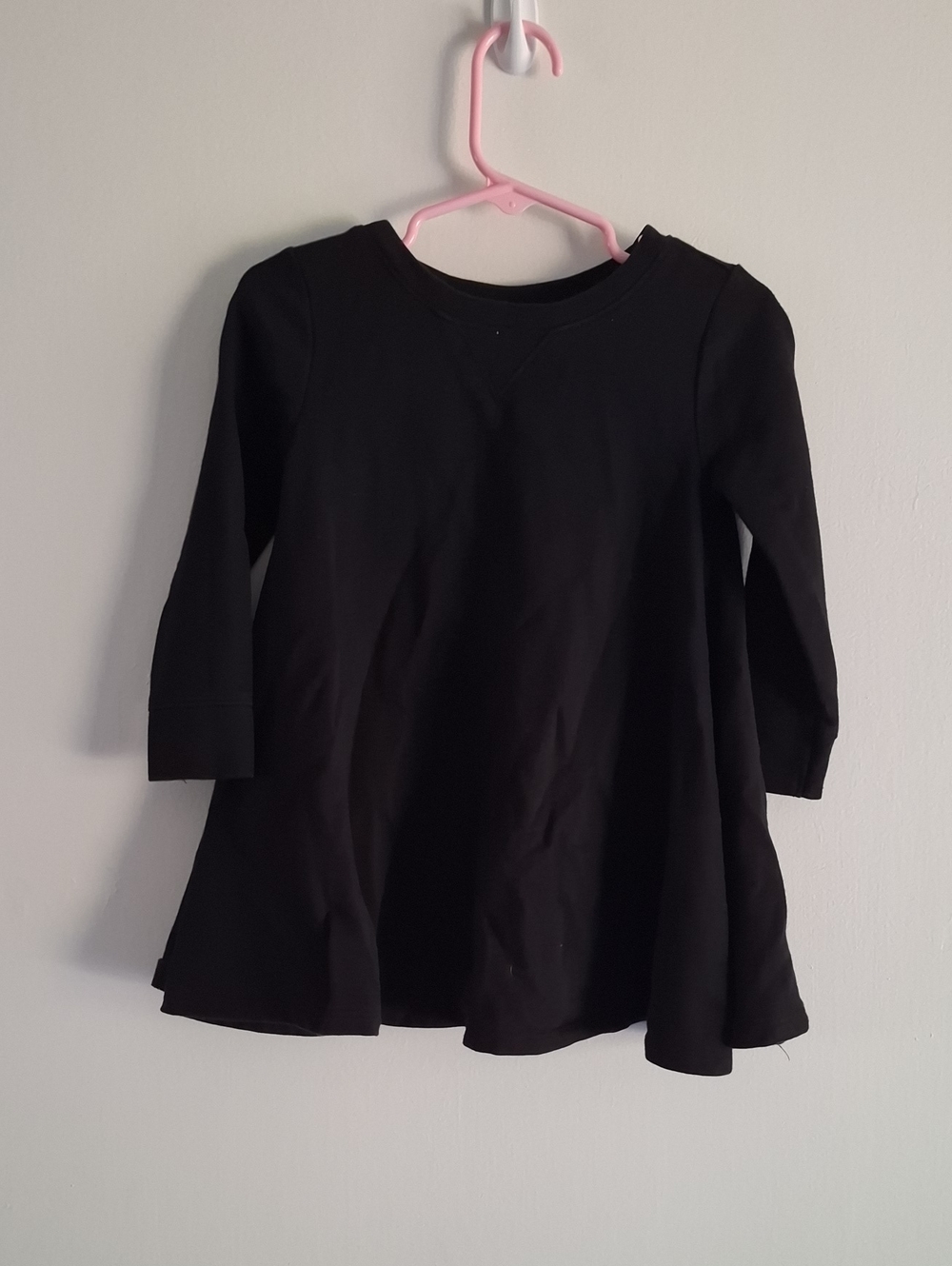 Old Navy Black Long-Sleeve Swing Dress for Kids